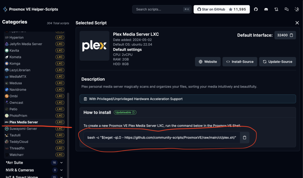 Helper Scripts - Plex /2025/03/01/mediaserver-na-proxmox-vstanovlyuyemo-plex-u-kontejneri-ta-pidklyuchayemo-filmy/images/screenshot-2025-03-03-at-14.15.25-1024x602.png